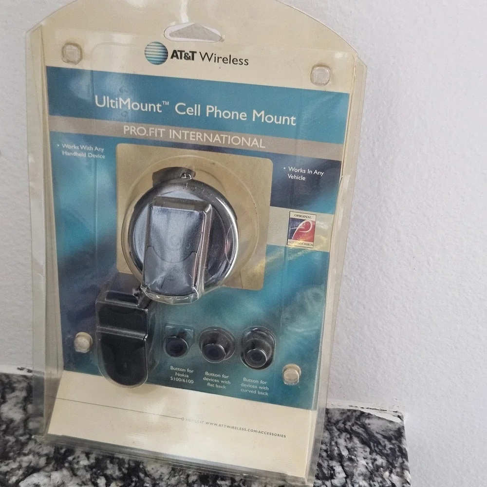 Vintage NOS‎ AT&T Wireless UltiMount™ Cell Phone Mount by PRO.FIT INTERNATIONAL